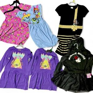 Disney Kids Dresses - Pink, Blue, Black, Purple Collection